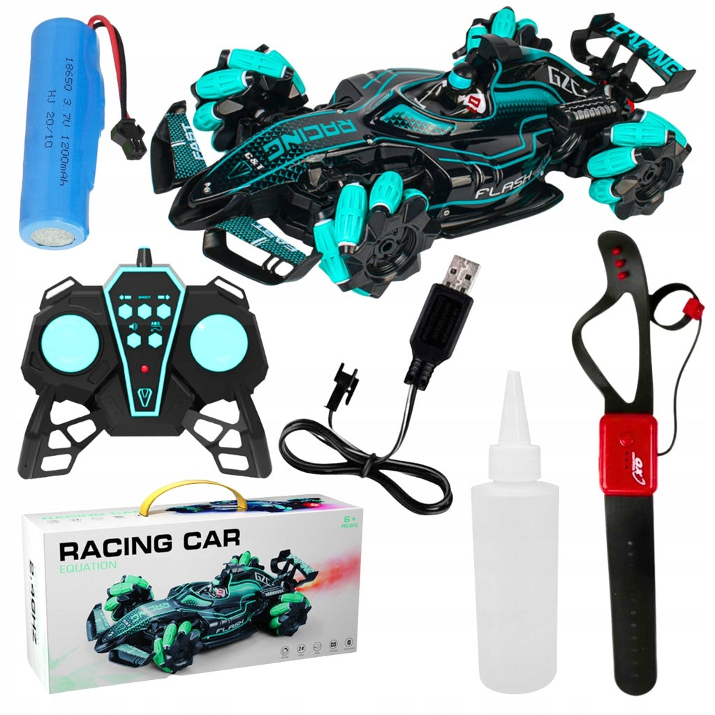 REMOTE CONTROLLED LARGE CAR DRIFT CAR AUTO CONTROLLED BY HAND GESTURES REMOTE CONTROL Manufacturer code DUŻY SAMOCHOD DRIFT STEROWANY GESTAMI MEMFLOW