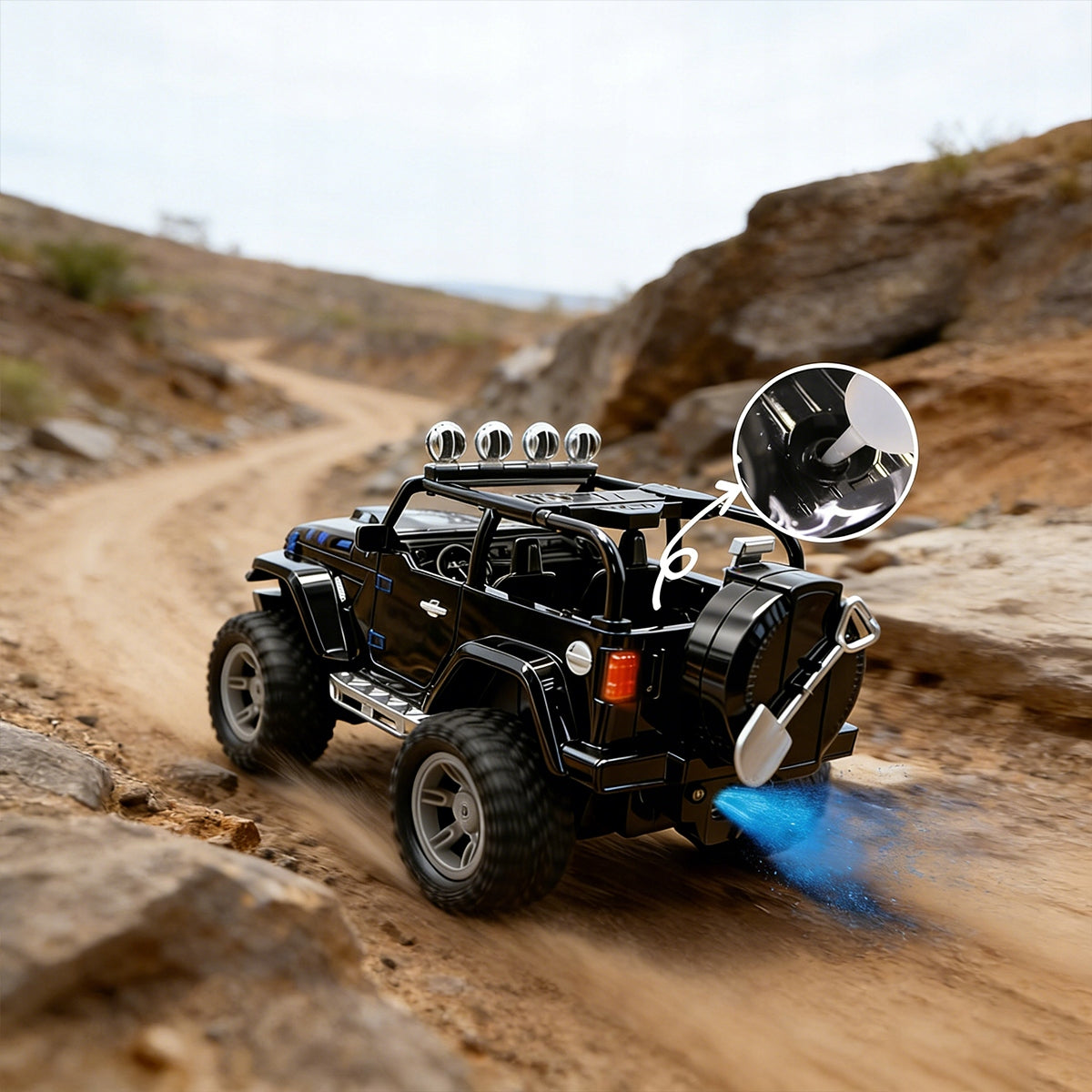 REMOTE CONTROLLED OFF-ROAD CAR AUTO RC OFF ROAD MILITARY JEEP PILOT Brand no brand