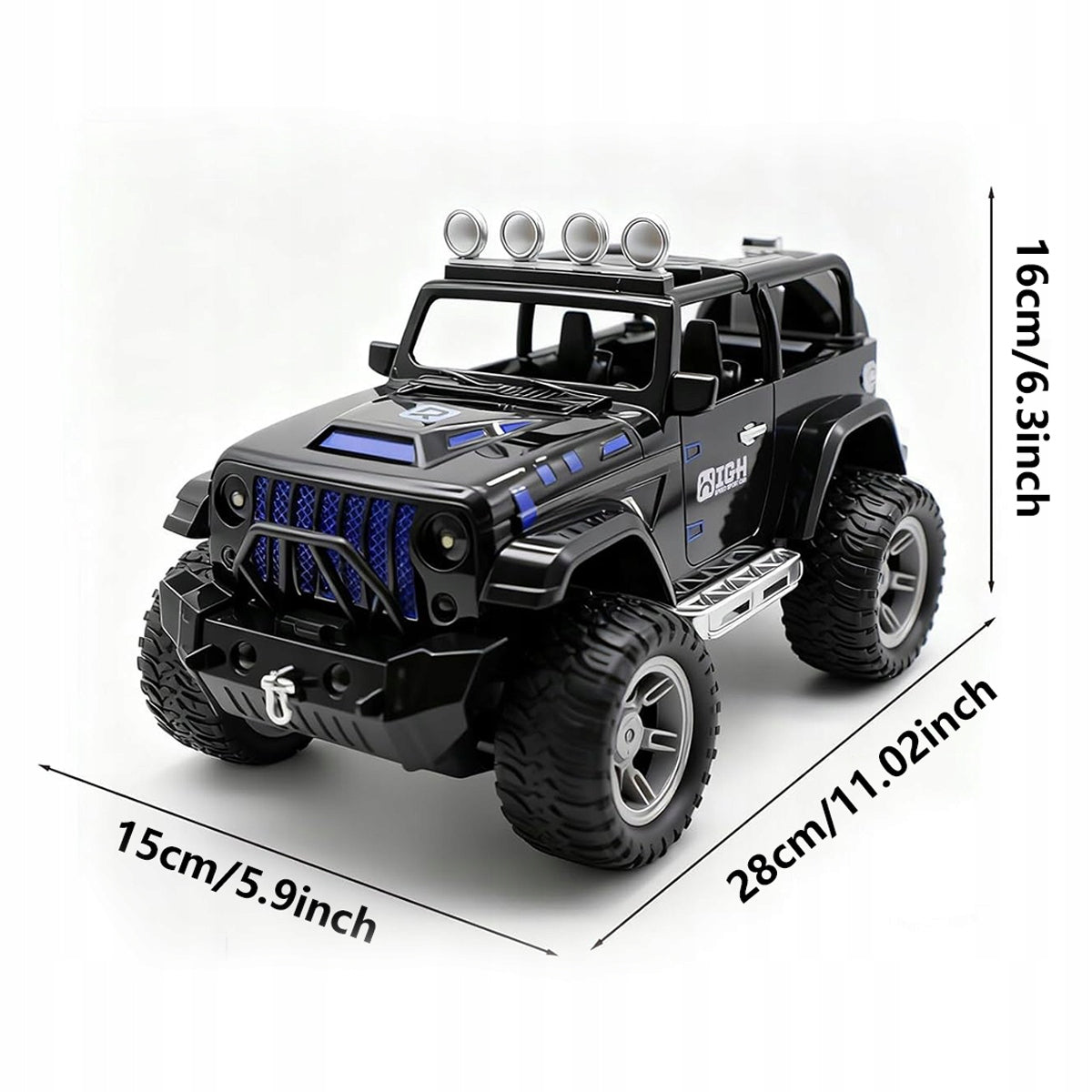 REMOTE CONTROLLED OFF-ROAD CAR AUTO RC OFF ROAD MILITARY JEEP PILOT Kid's age 6＋ years