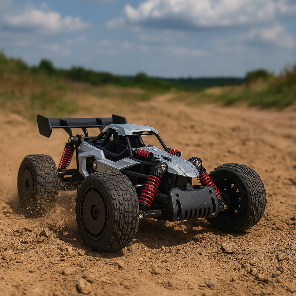 REMOTE CONTROLLED OFF-ROAD CAR FOR REMOTE CONTROL 25 km/h OFF-ROAD METAL Packaging status original