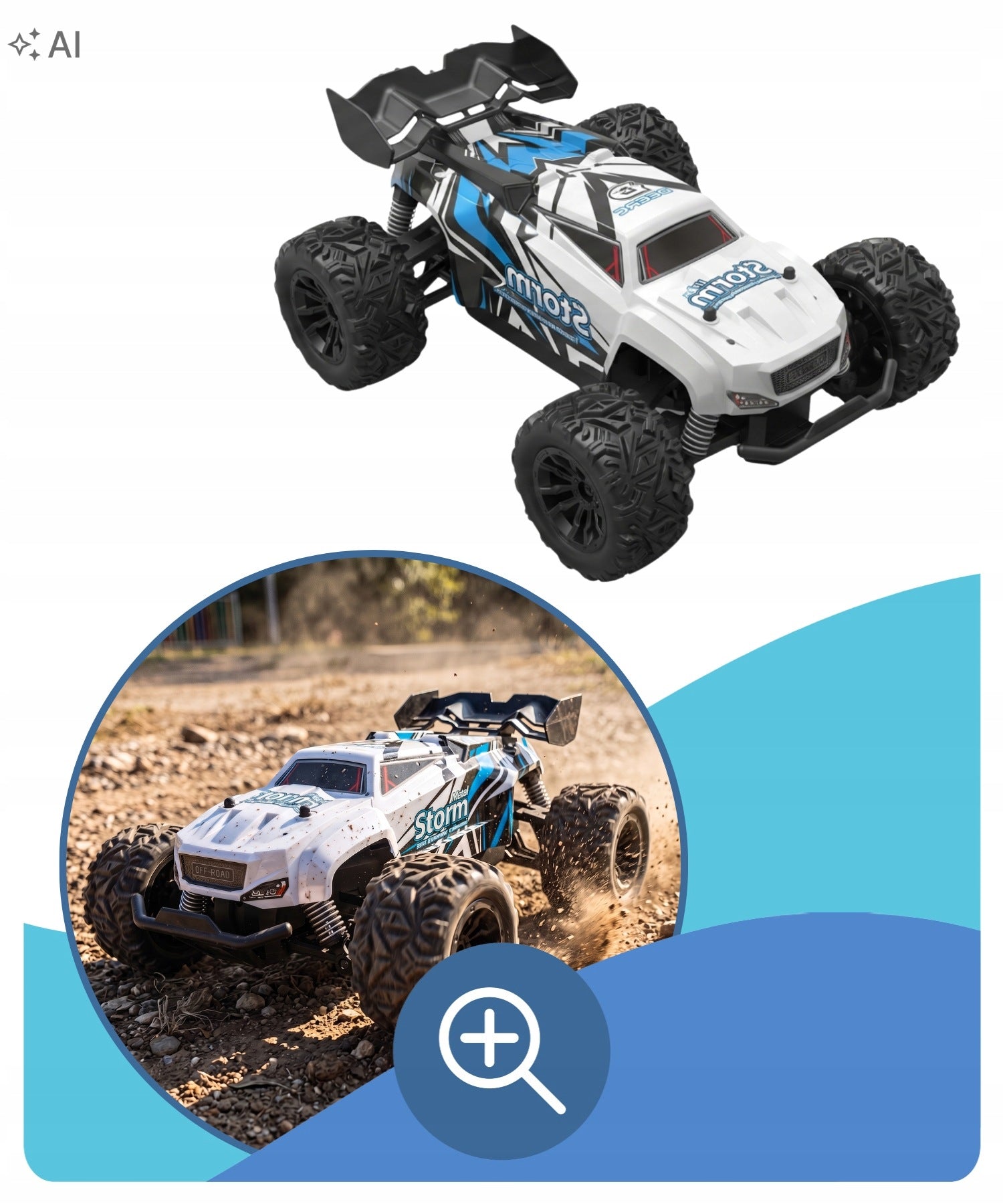 REMOTE CONTROLLED OFF-ROAD CAR LARGE CAR RC FOR REMOTE CONTROL LARGE FOR CHILDREN Manufacturer code SAMOCHÓD ZDALNIE STEROWANY RC WYTRZYMAŁY