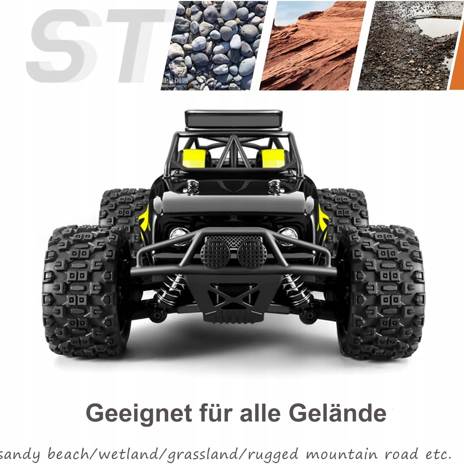 REMOTE CONTROLLED OFF-ROAD CAR OFF ROAD WITH RC REMOTE CONTROL 40KM/H2.4GHZ Packaging status original