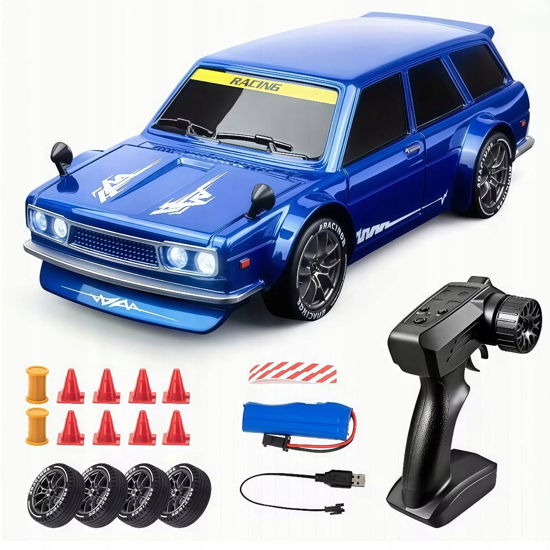 REMOTE CONTROLLED RACING CAR FOR DRIFT 4X4 LED REMOTE CONTROL 2.4GHZ Packaging status original