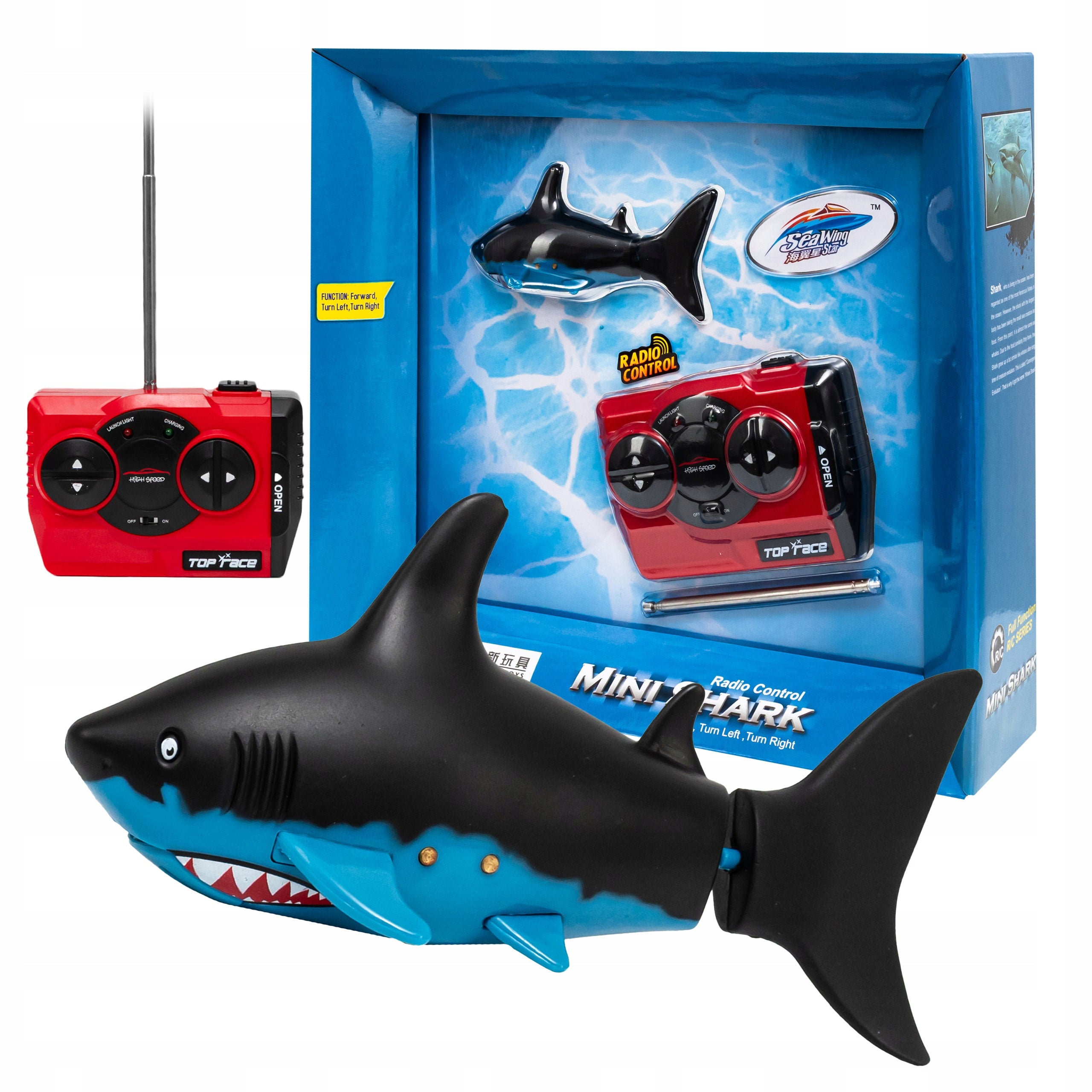 REMOTE CONTROLLED SHARK FOR BATHTUB FISH WATER TOY FOR KIDS FOR REMOTE CONTROL