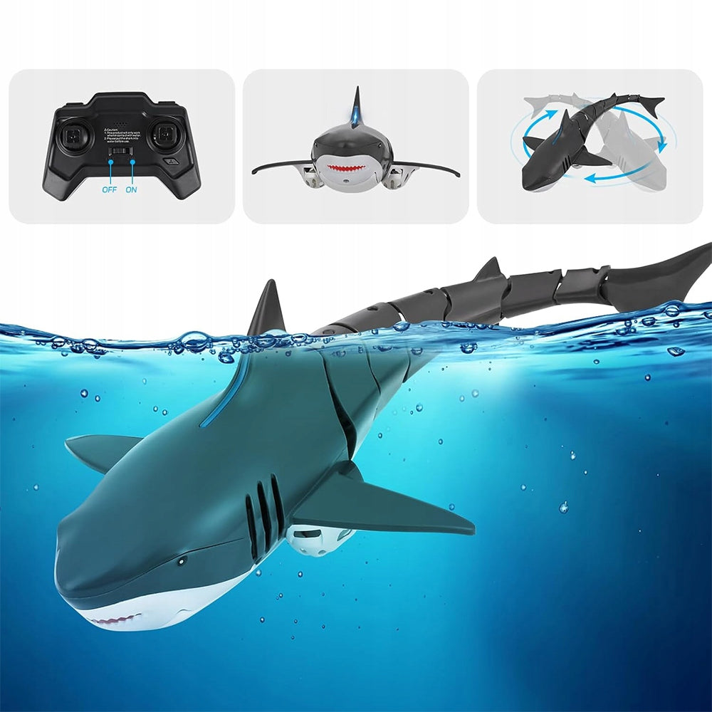 REMOTE CONTROLLED SHARK WATER TOY 2 BATTERIES + REMOTE CONTROL Brand no brand