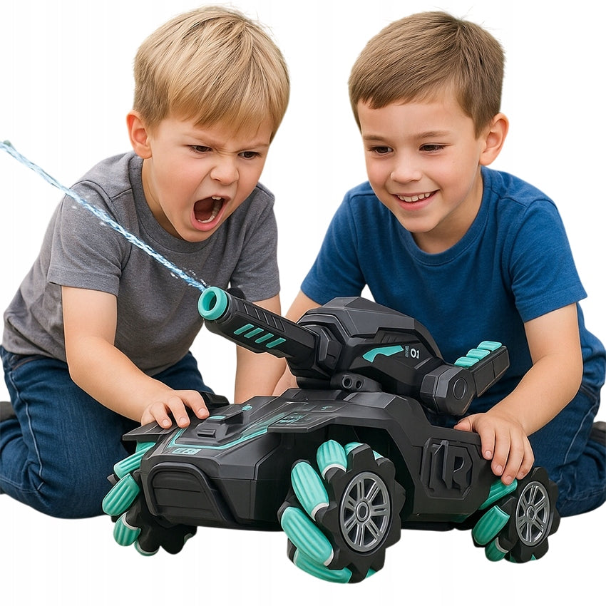 REMOTE CONTROLLED TANK RC Water Cannon Shoots Water for Children 6 years