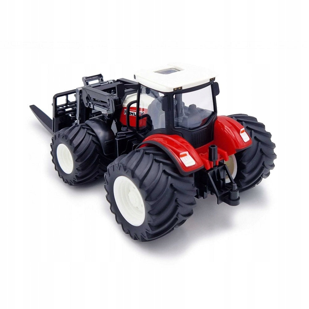 REMOTE CONTROLLED TRACTOR WITH TURM RC ON REMOTE CONTROL LED LIGHT RD Manufacturer code TRAKTOR Z TUREM NA PILOTA
