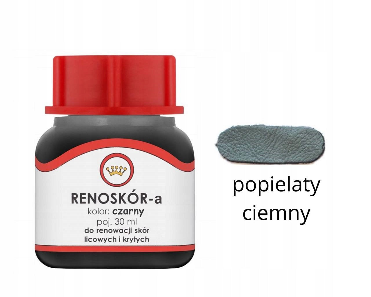 RENOSKÓR WILBRA PAINT FOR GRAIN AND COVERED LEATHER ash dark