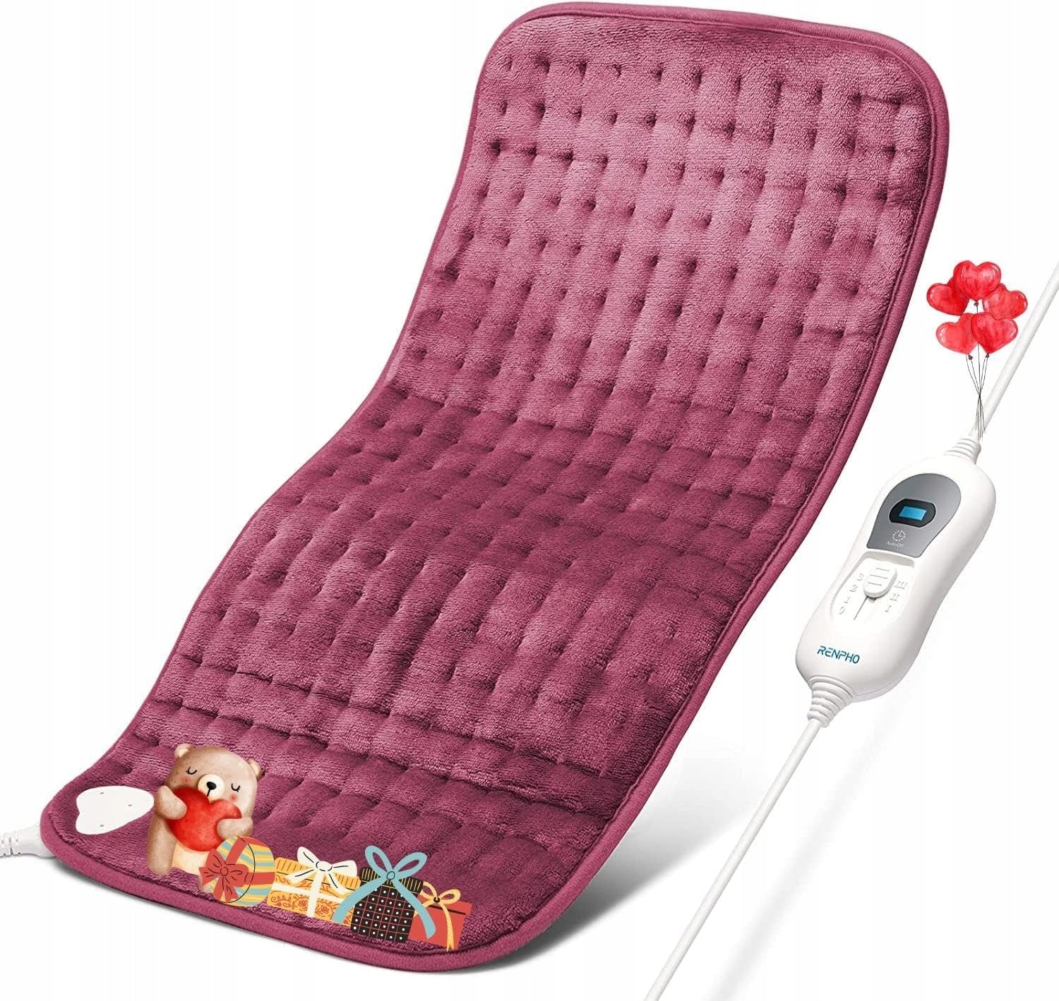 RENPHO Electric Heating Pillow 60x30 Blanket 3 Temperatures Auto OFF Medical device no