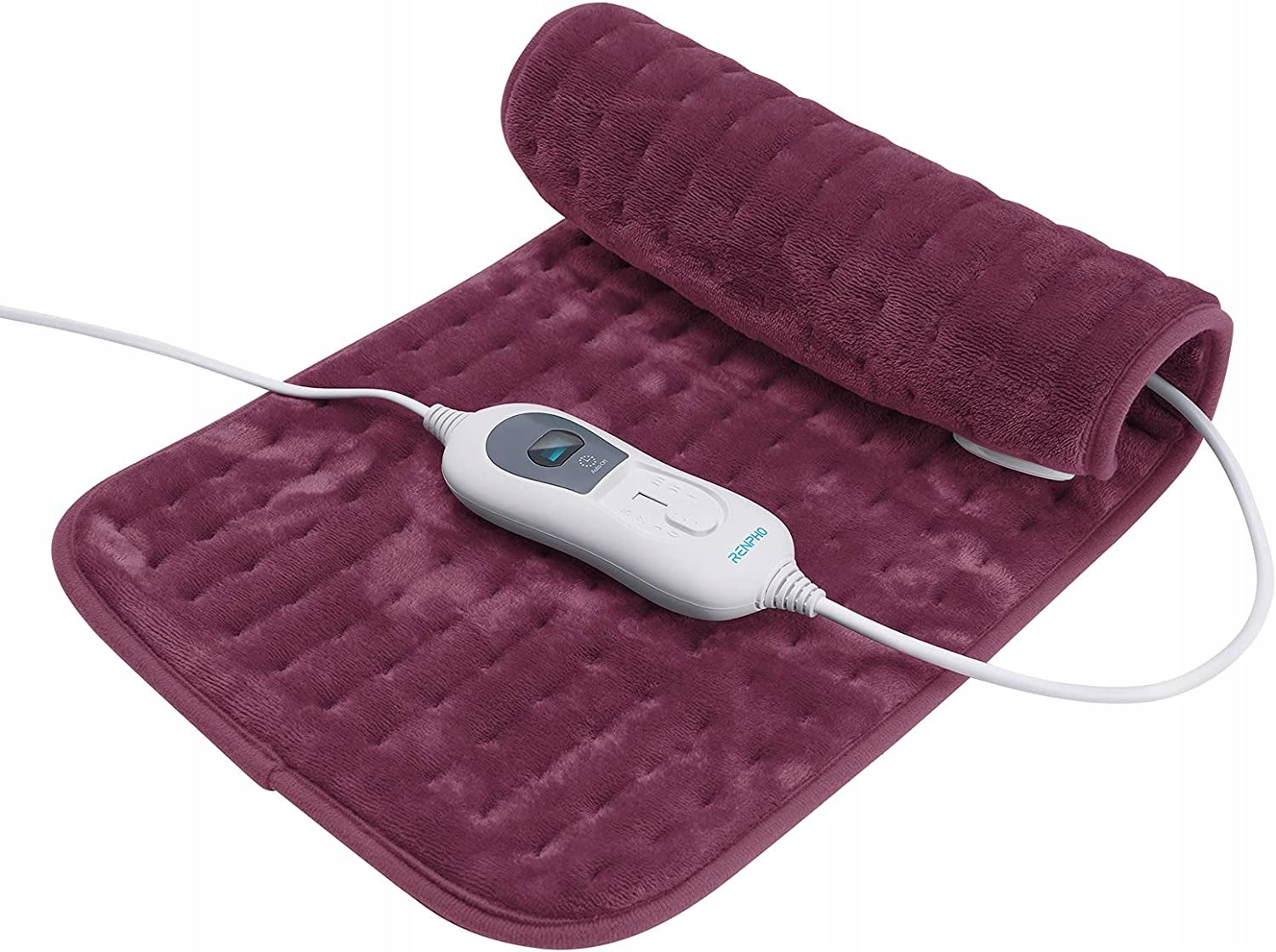 RENPHO Electric Heating Pillow 60x30 Blanket 3 Temperatures Auto OFF Packaging status original