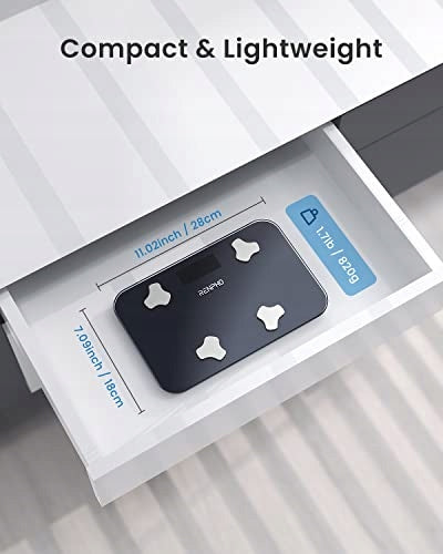 RENPHO Mini Digital Scale With Fat and Muscle Tissue Analysis 180kg Brand Renpho
