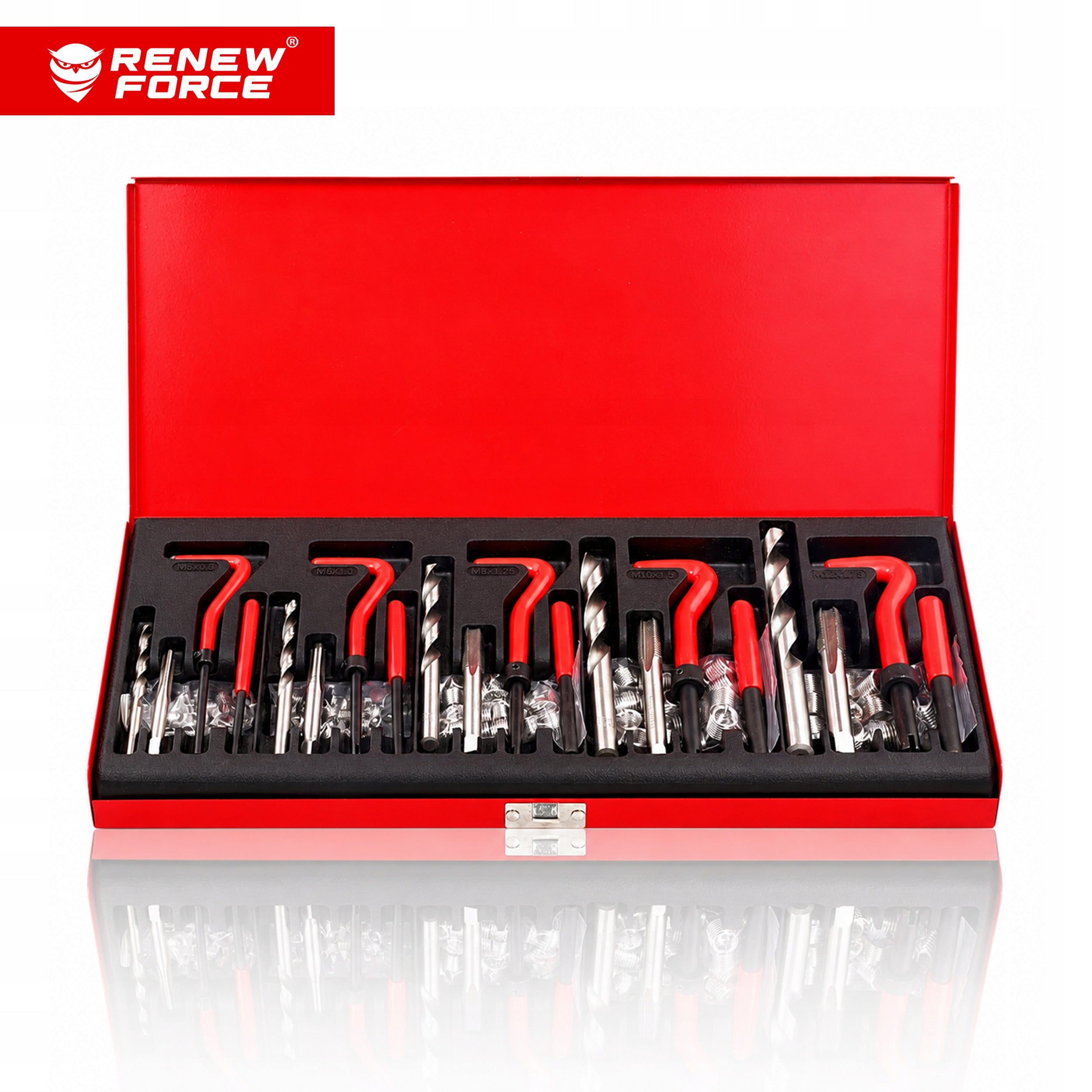 REPAIR KIT FOR REGENERATION OF BROKEN DAMAGED THREADS M5 - M12 131EL Packaging status original
