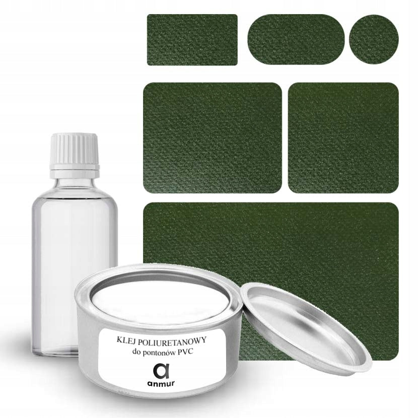 REPAIR KIT for PVC Pontoon GLUE 2xPATCH