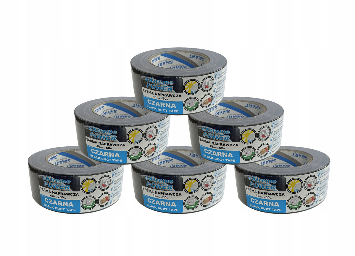 REPAIR TAPE DUCT TAPE SMART BLACK REINFORCED RUBBER Brand Smart