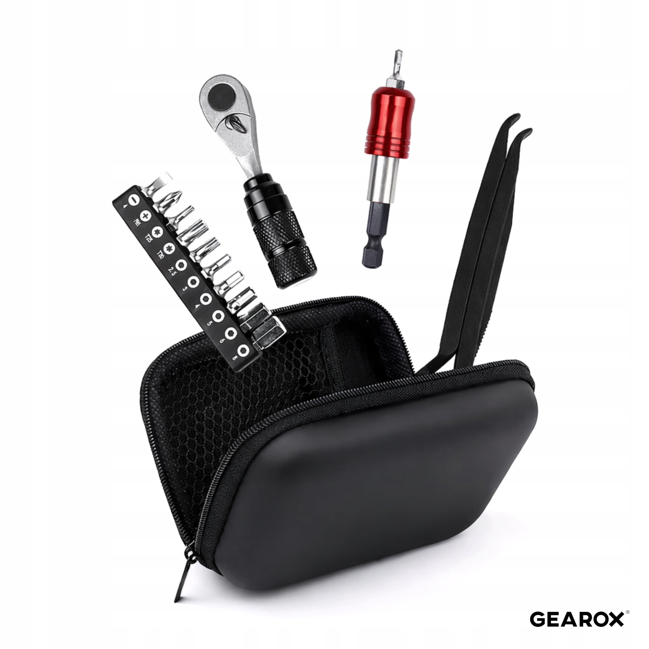REPAIR TOOL KIT FOR BIKE CASE PATCHES KEYS MULTITOOL SET 7EL Manufacturer code Gearox ZESTAW AKCESORIÓW ROWEROWYCH DO NAPRAW