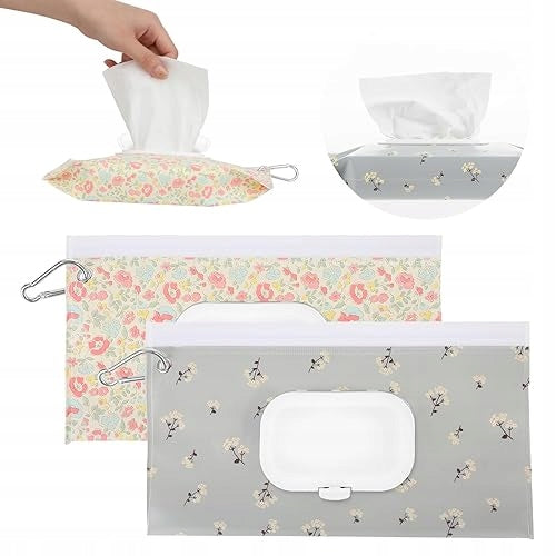 REPEATED EVA TISSUE HOLDER FOR BABIES FLORAL 2 PCS.