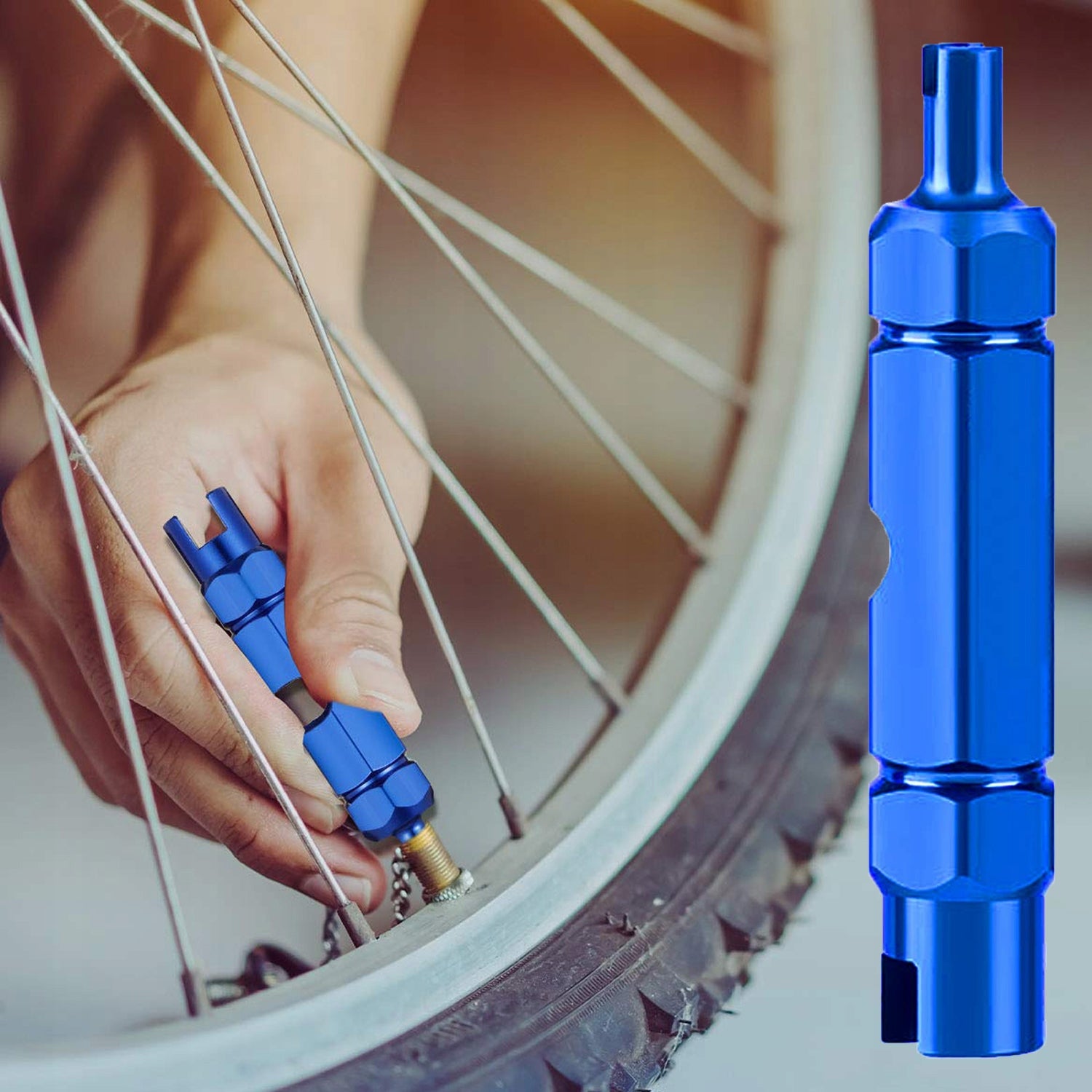 REPLACEMENT ADAPTERS BICYCLE VALVE INSERTS NUTS REPAIR 18 PCS. Packaging status original