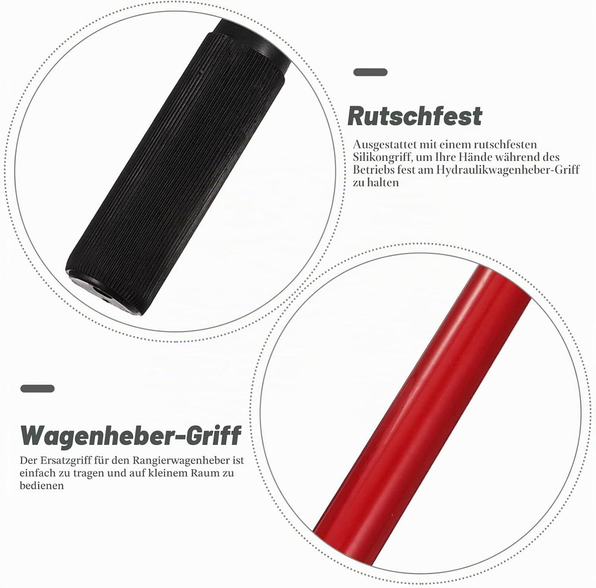 REPLACEMENT HANDLE FOR HYDRAULIC LIFT 2 T – SILICONE GRIP Brand no brand