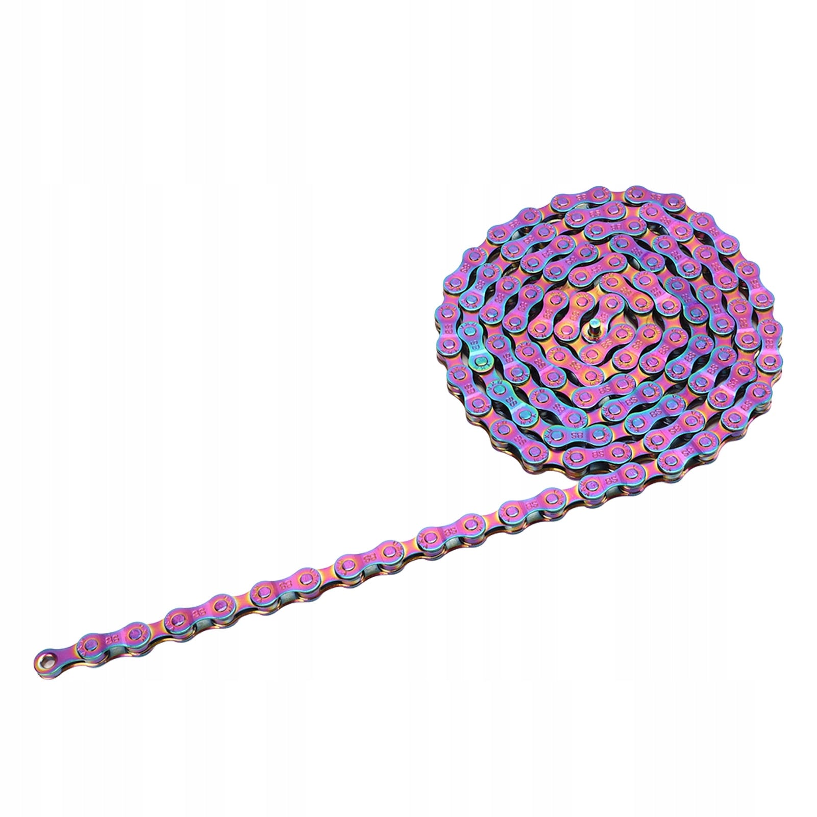 REPLACEMENT OF STEEL BICYCLE CHAIN COLORED Weight 345 g