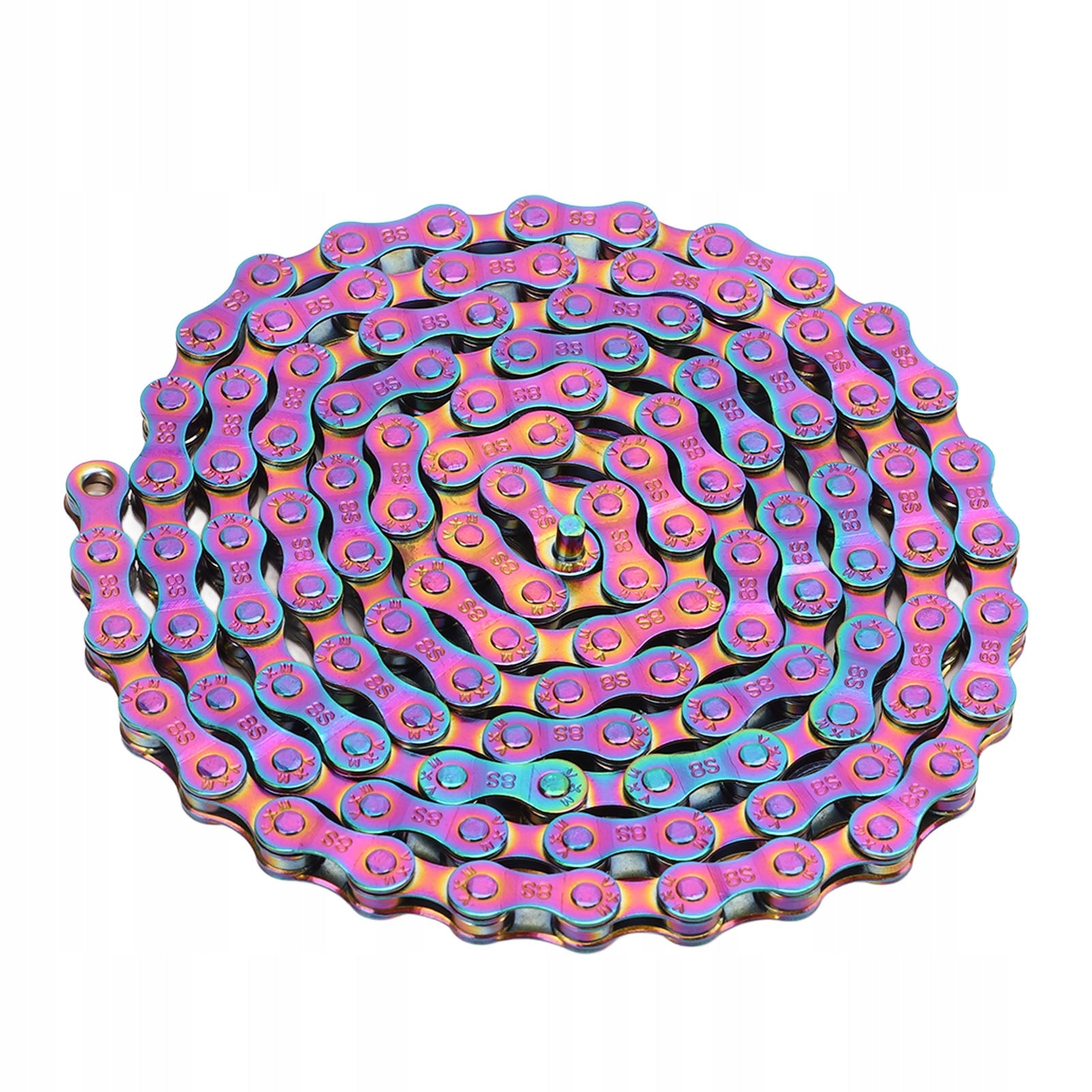 REPLACEMENT OF STEEL BICYCLE CHAIN COLORED