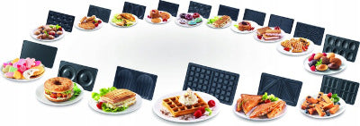 REPLACEMENT PLATES FOR WAFFLE MAKER HEART CARTRIDGES SOLID NON-STICK Brand no brand