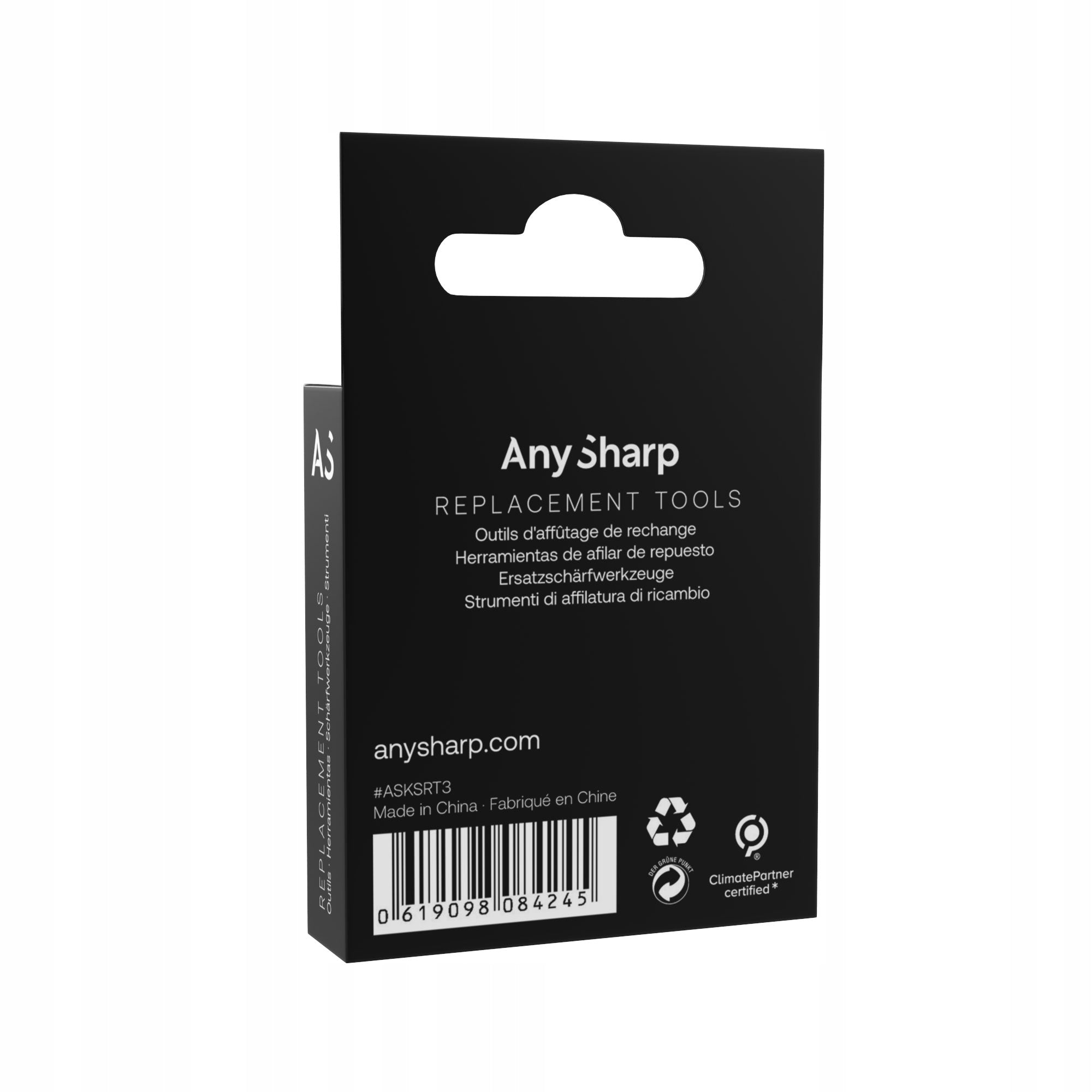 REPLACEMENT SHARPENING PLATES FOR SHARPENER AnySharp PRO - CLASSIC - EVO Manufacturer code ASKSRT3
