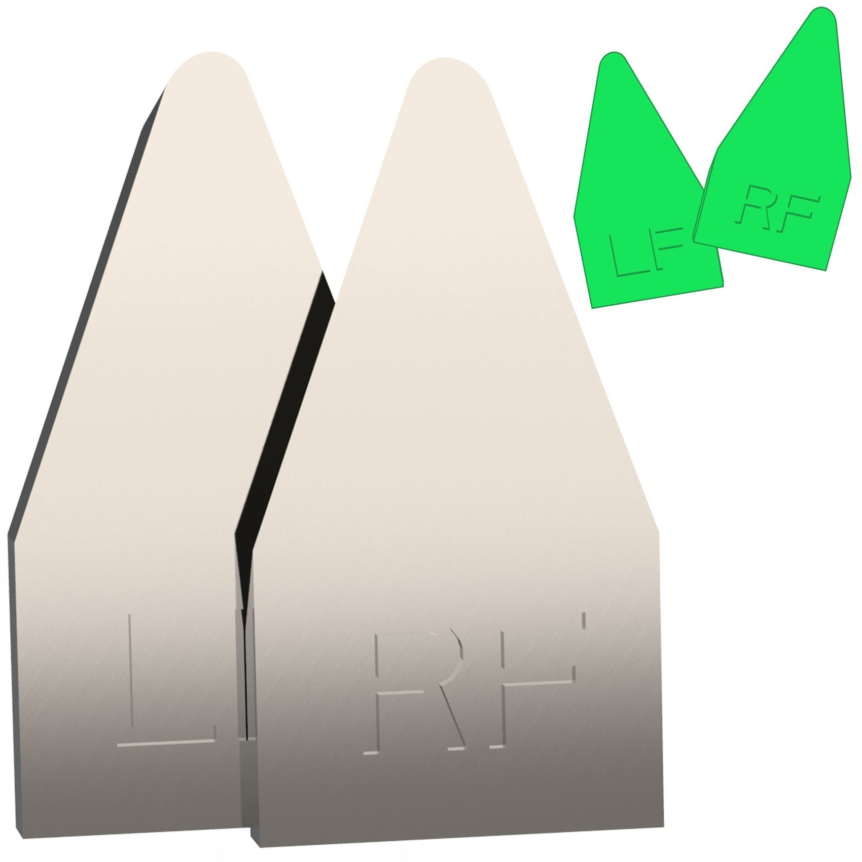 REPLACEMENT SHARPENING PLATES FOR SHARPENER AnySharp PRO - CLASSIC - EVO