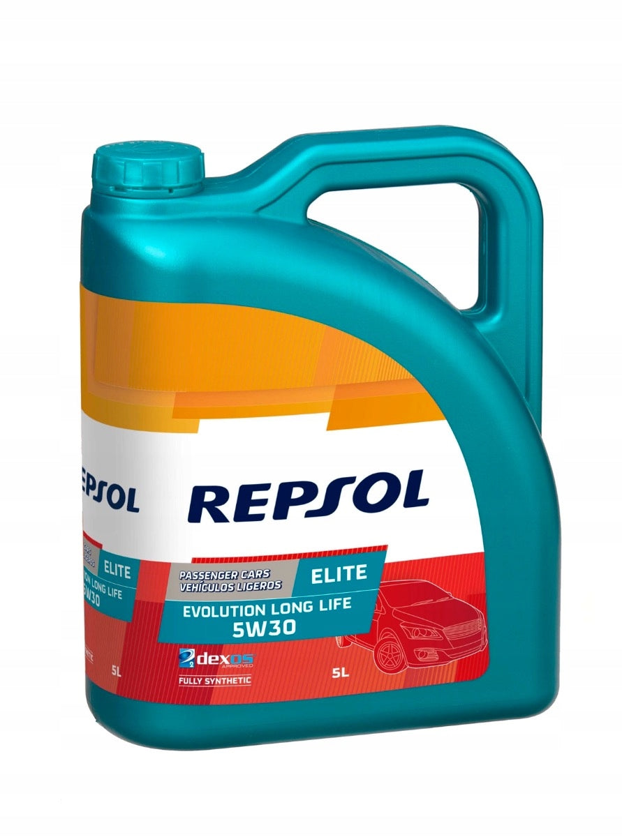 Repsol Elite Evolution Long Life 5W30 Motoröl 5L, 