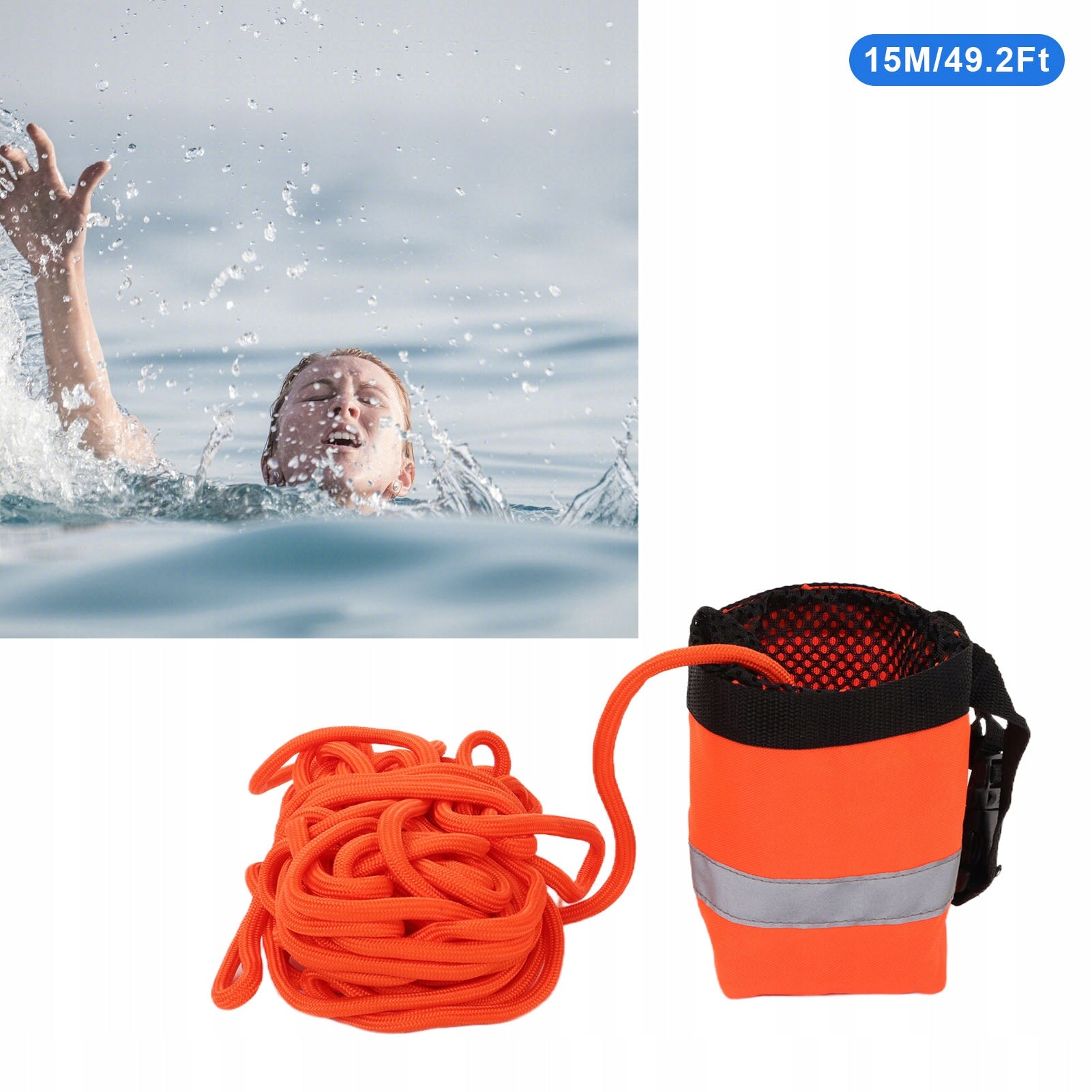 RESCUE DART SAFETY ROPE NON-SINKABLE 15M Brand no brand