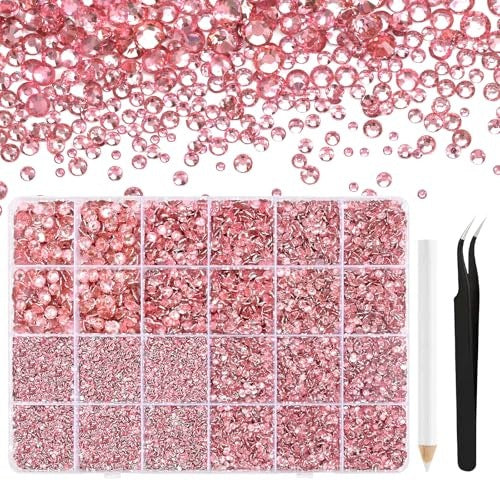 RESIN RHINESTONES SET OF 36000 PCS. 2 6MM DECORATIONS FOR BIRTHDAY Brand no brand