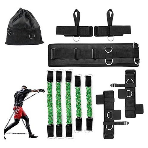RESISTANCE BANDS BOXING ELASTIC FOR EXERCISE TRAINING EQUIPMENT MEN 6