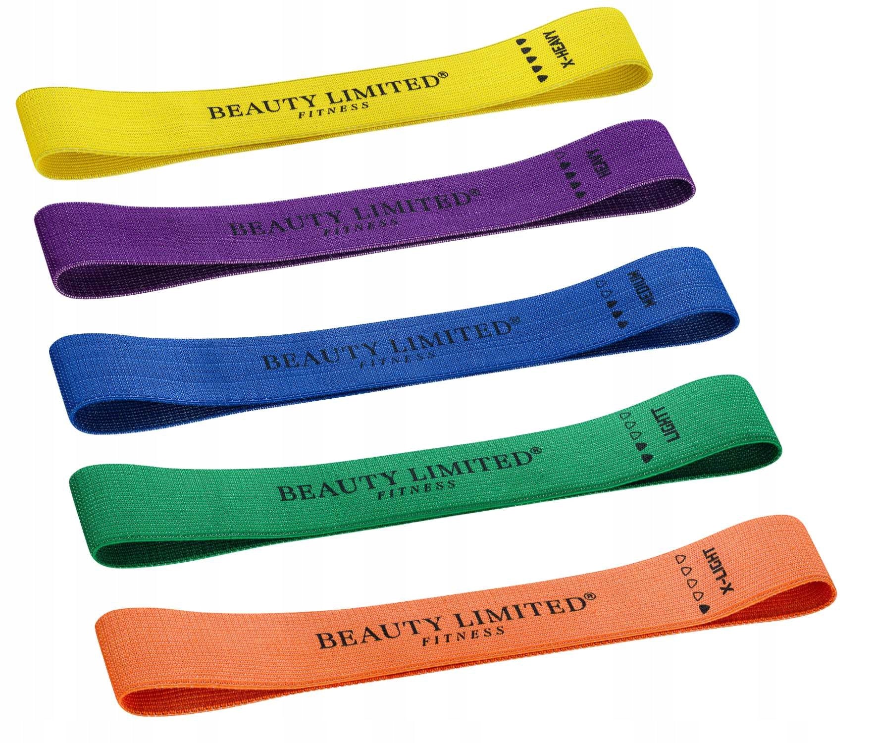 RESISTANCE BANDS FLEX BAND RUBBER FOR EXERCISE MATERIAL 5 PCS 1 – 29 KG Model FlexBand Set BLF-05