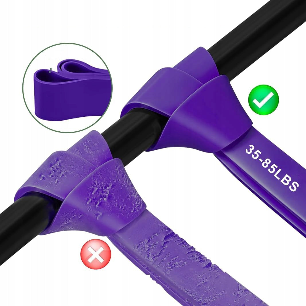 RESISTANCE BANDS FOR FITNESS, RESISTANCE BANDS 4 DIFFERENT LEVELS OF RESISTANCE BANDS Manufacturer code Taśmy oporowe do fitnessu