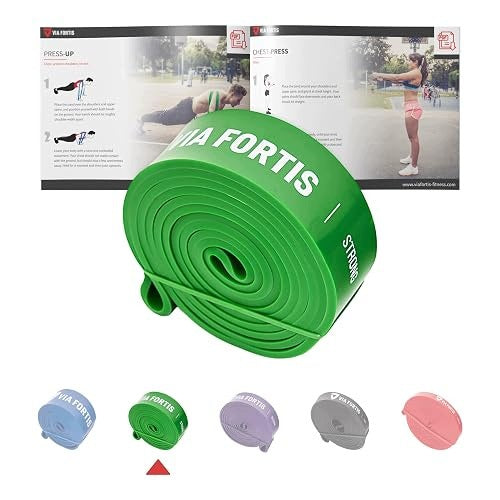 RESISTANCE BANDS FOR TRAINING LATEX SET OF 5 WITH GUIDE Brand no brand