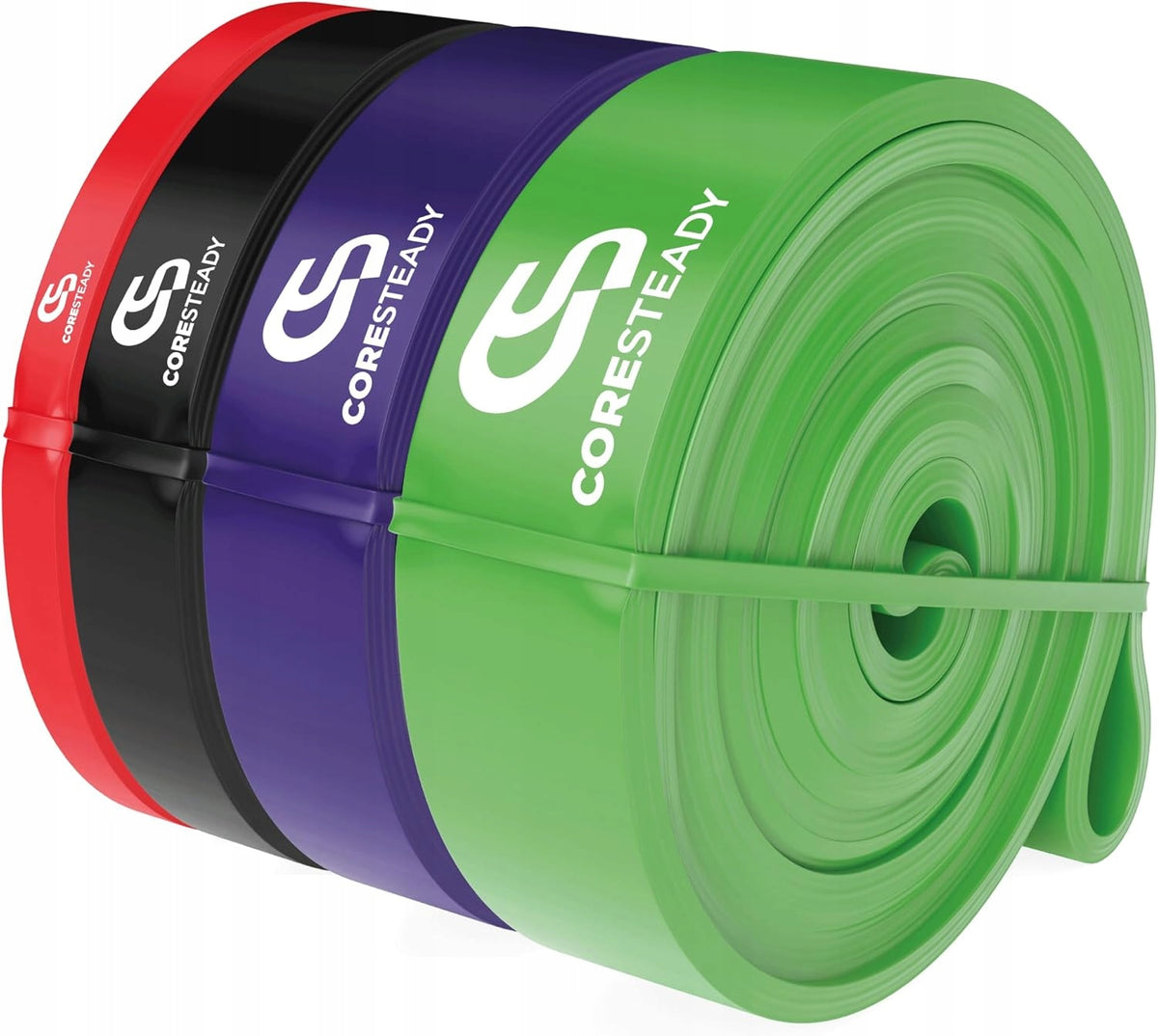 RESISTANCE BANDS SET OF 5 FITNESS STRENGTH TRAINING AT HOME