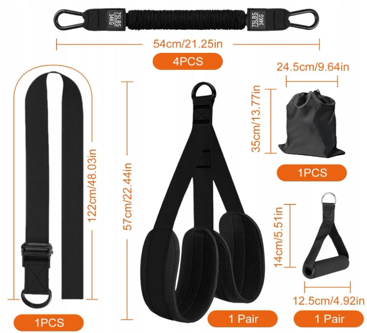 RESISTANCE RUBBER BANDS PULL UP RESISTANCE BELT HANDLES TRAINING SET Manufacturer code TAŚMY GUMY OPOROWE STREFAZAKUPÓW