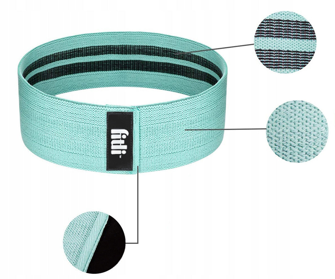 RESISTANCE RUBBER EXERCISE RUBBER MATERIAL RUBBER HIP BAND STRONG FITNESS BANDS Length 74 cm