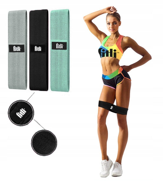 RESISTANCE RUBBER EXERCISE RUBBER MATERIAL RUBBER HIP BAND STRONG FITNESS BANDS Packaging status original