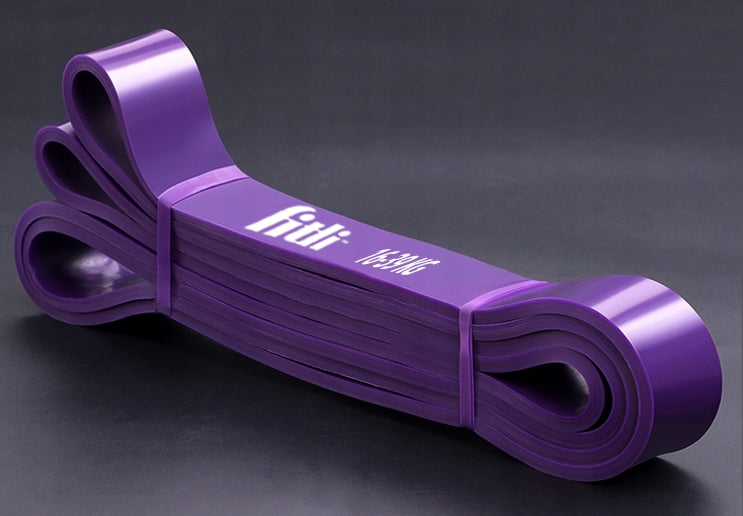RESISTANCE RUBBER EXERCISE RUBBER POWER band SET OF 4 RUBBER 2-39KG + HANDLE Thickness 4.5 mm