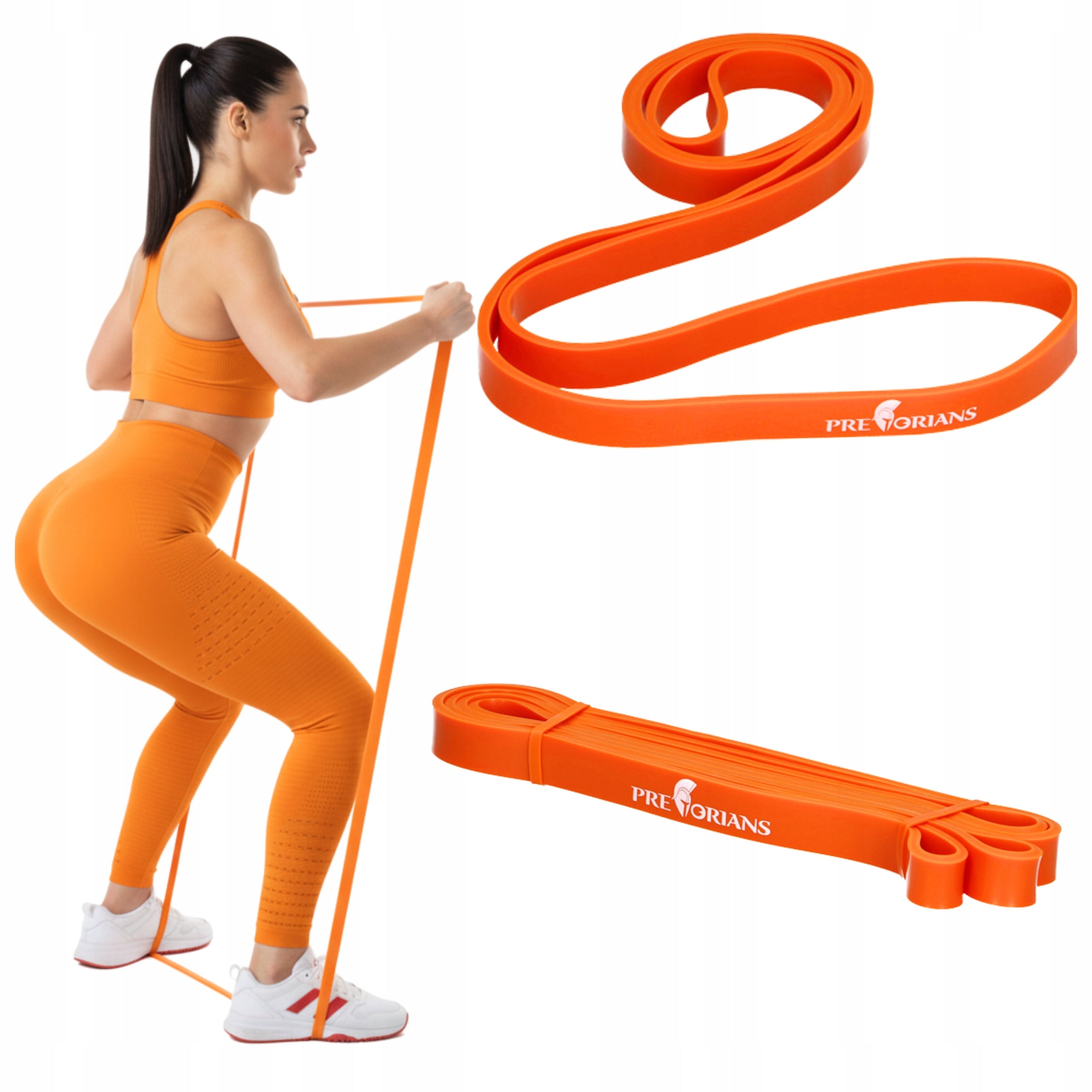 RESISTANCE RUBBER EXERCISE TRAINING TAPE WORKOUT POWER BAND STRONG 14-23kg