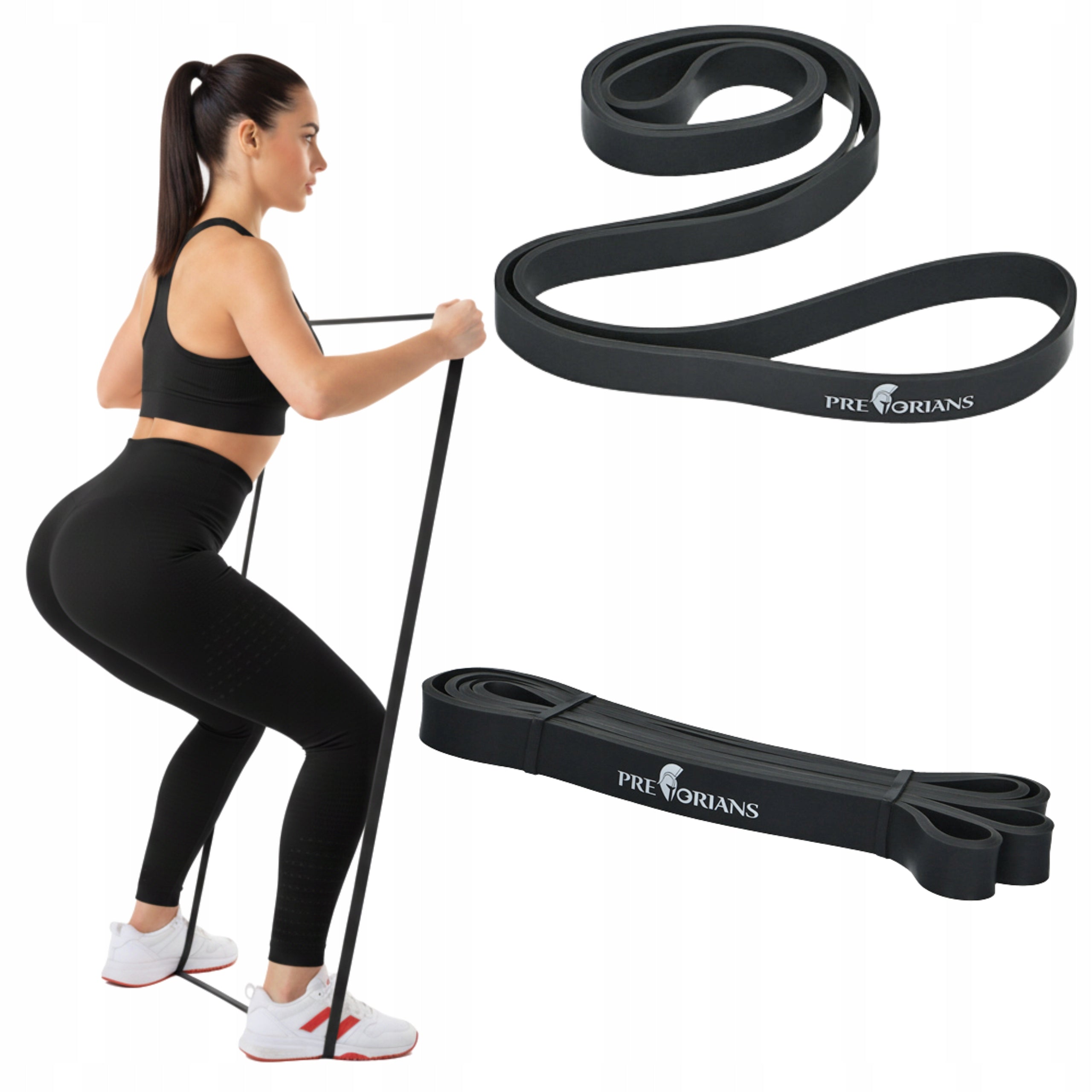 RESISTANCE RUBBER EXERCISE TRAINING TAPE WORKOUT POWER BAND STRONG 16-32kg