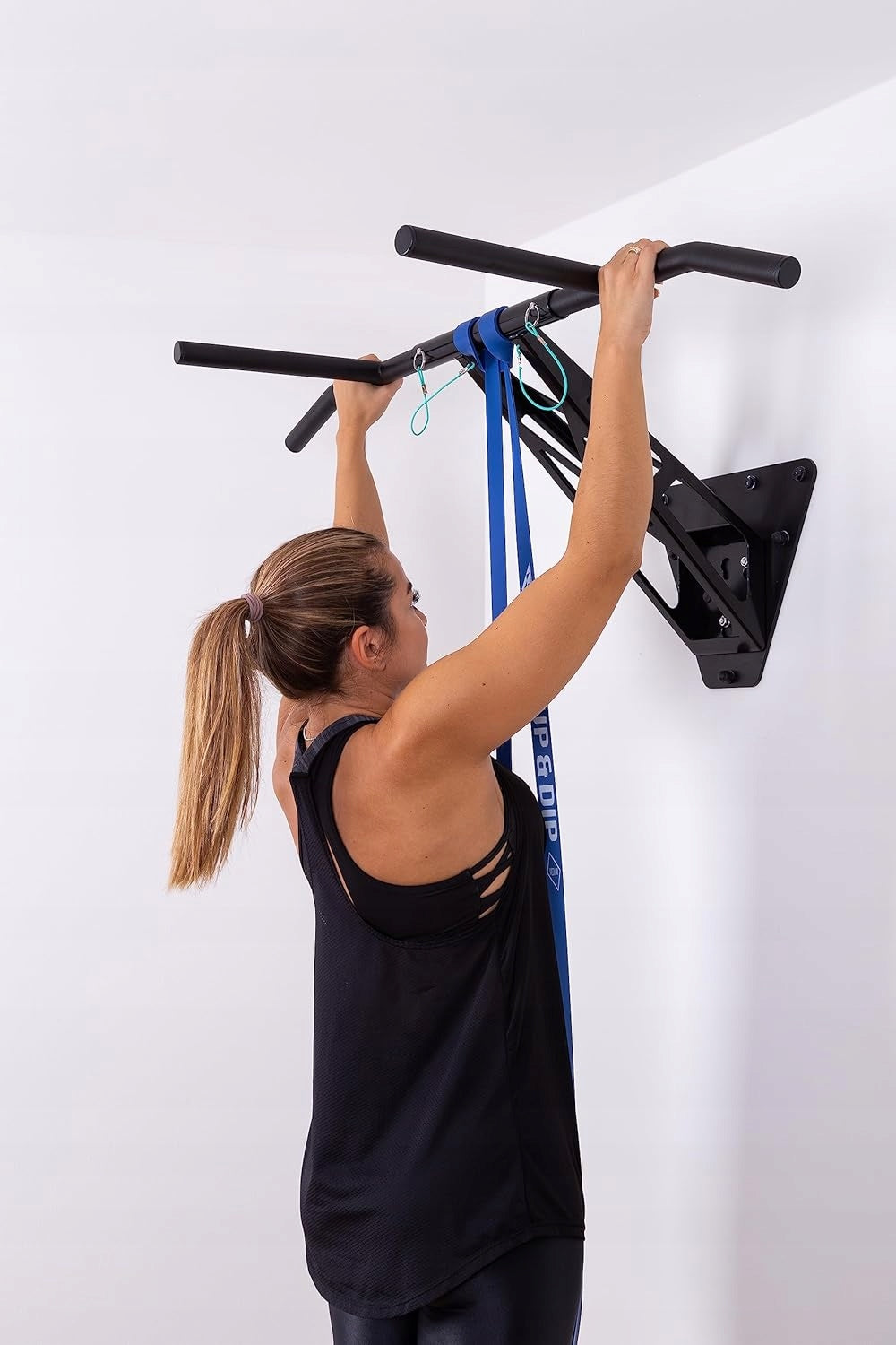 RESISTANCE RUBBER FITNESS MEDIUM 35-80LBS FOR PULLING UP TRAINING CALISTHENICS Kind rubber