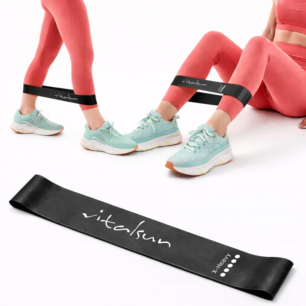 RESISTANCE RUBBER FOR EXERCISE MINI BAND 100% LATEX 1pcs 30cm 15 – 20 kg