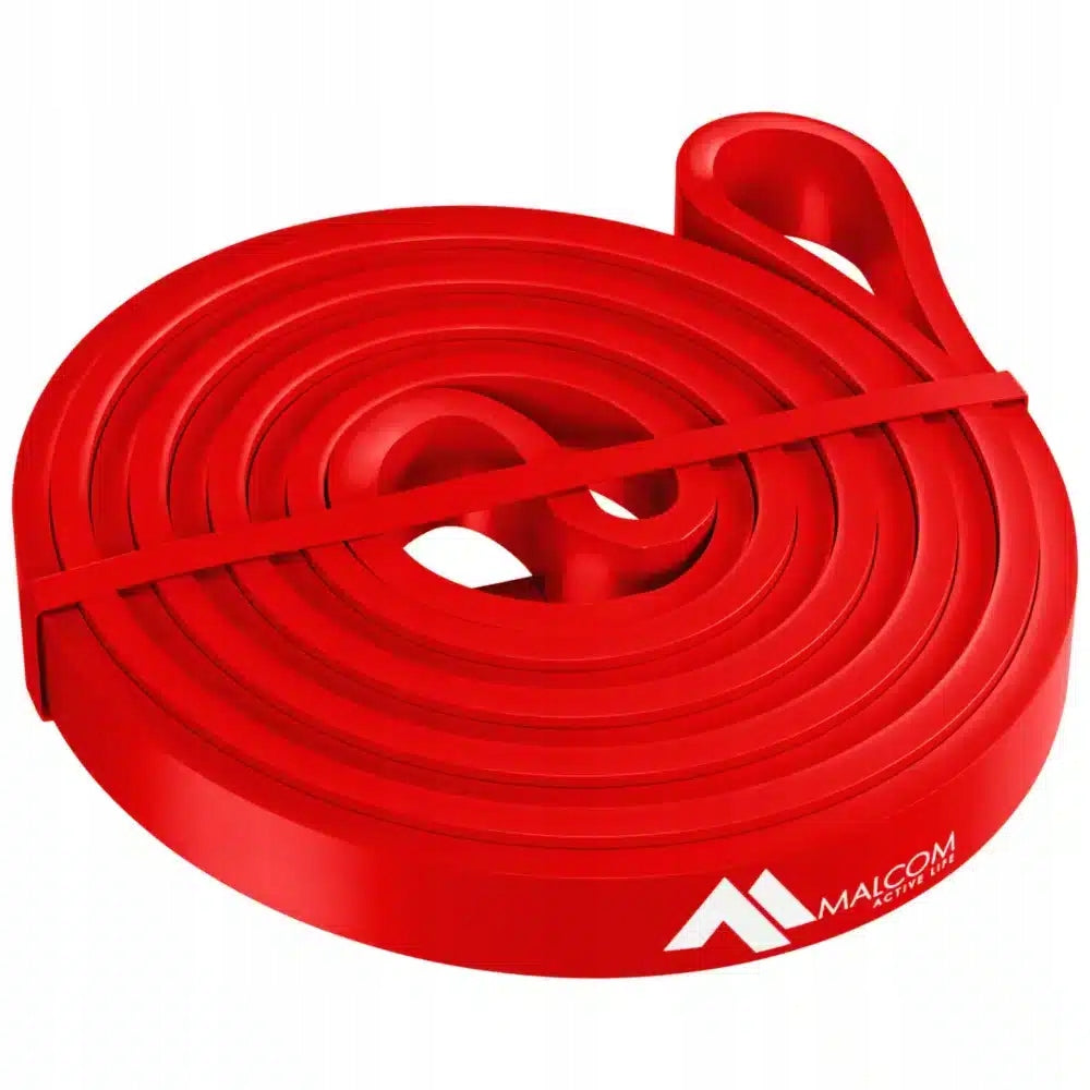 RESISTANCE RUBBER FOR EXERCISE POWERBAND RED 6-10KG Color red