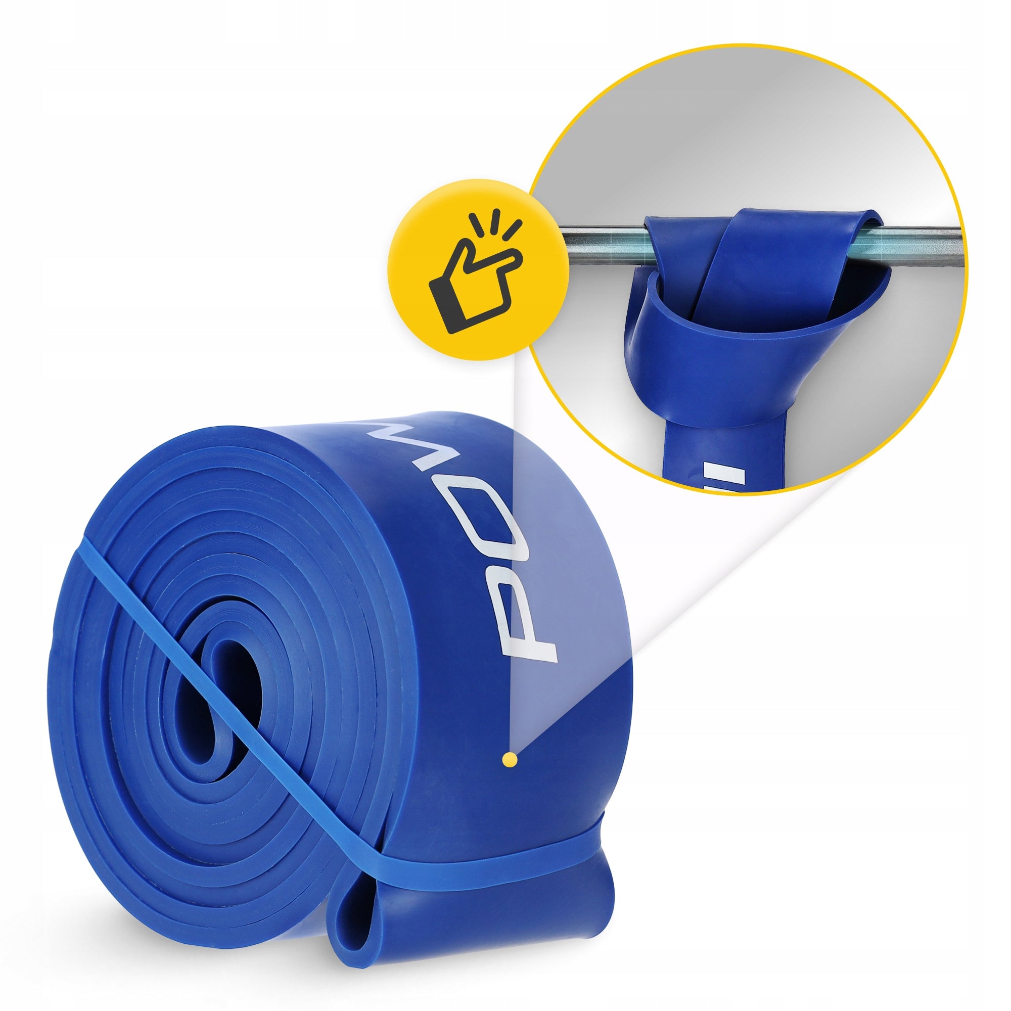 RESISTANCE RUBBER FOR HOME BAND EXERCISES STRONG TAPE FOR HOME EXERCISE REHABILITATION Model Guma do ćwiczeń fitness POWER BAND