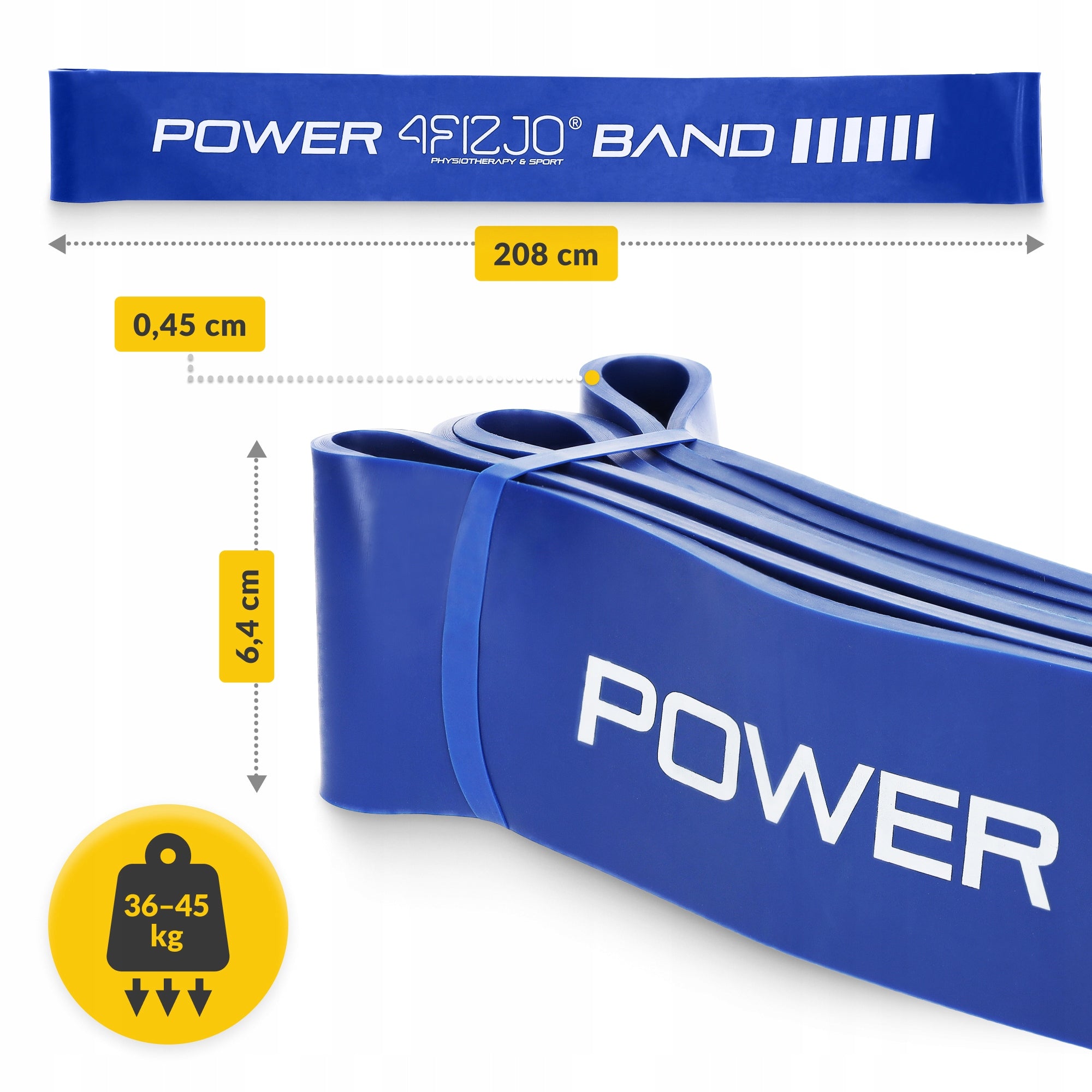 RESISTANCE RUBBER FOR HOME BAND EXERCISES STRONG TAPE FOR HOME EXERCISE REHABILITATION Packaging status original