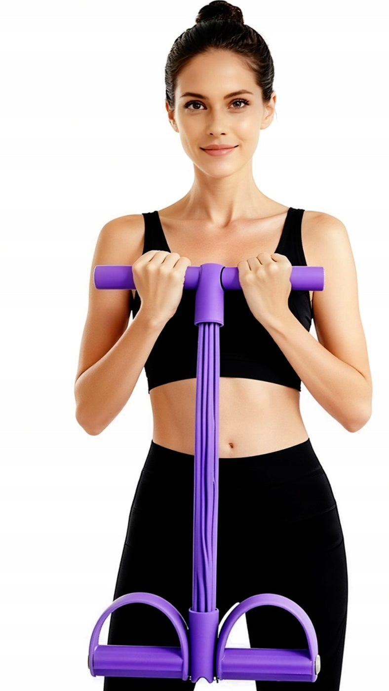 RESISTANCE RUBBER FOR WOMEN FOR ABDOMINAL EXERCISES BUTTOCKS SET BAG + EBOOK Packaging status original