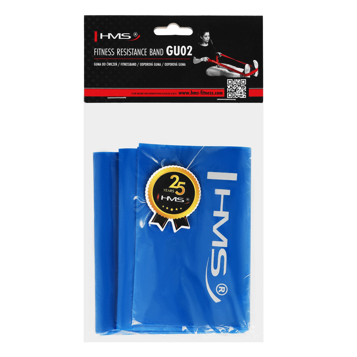 RESISTANCE RUBBER MINI BAND HMS TRAINING DURABLE PILATES FITNESS TAPE