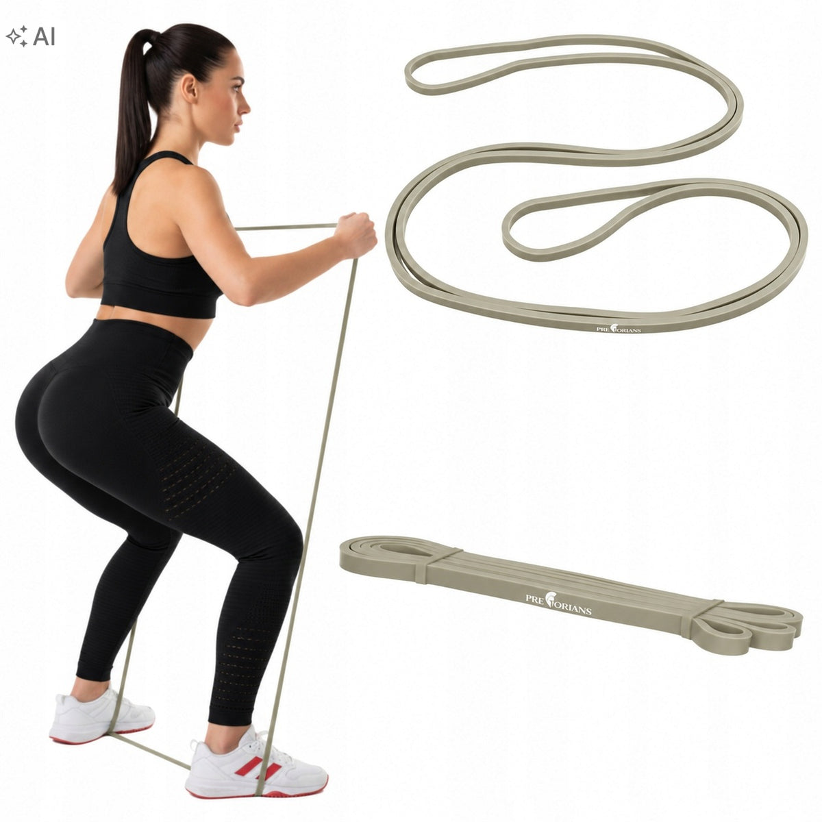 RESISTANCE RUBBER POWER BAND TO ACTIVATE THE MOBILITY WARM-UP 2-7 KG FITNESS