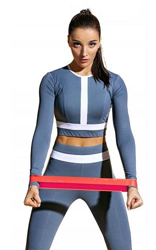 RESISTANCE RUBBER SET OF 5 FOR STRETCHING EXERCISES TRAINING MINI BAND 30 CM Number of pieces in the set 5